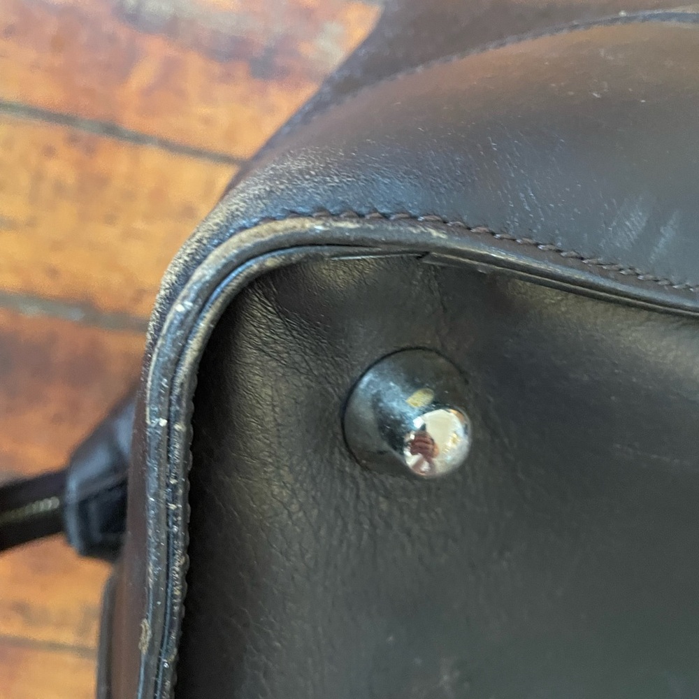 Gucci Diamante Leather Brown Weekender Travel Bag Duffle - Picture 14 of 17